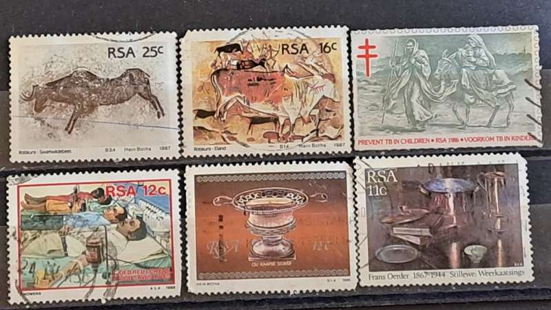 South Africa : 1985 - 1987  : Lot of 6