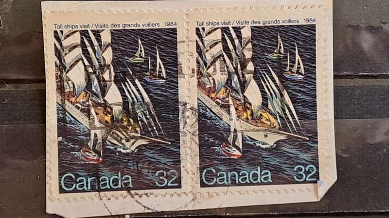 1984 - Canada - Pair - 32 - Tall Ships Visits