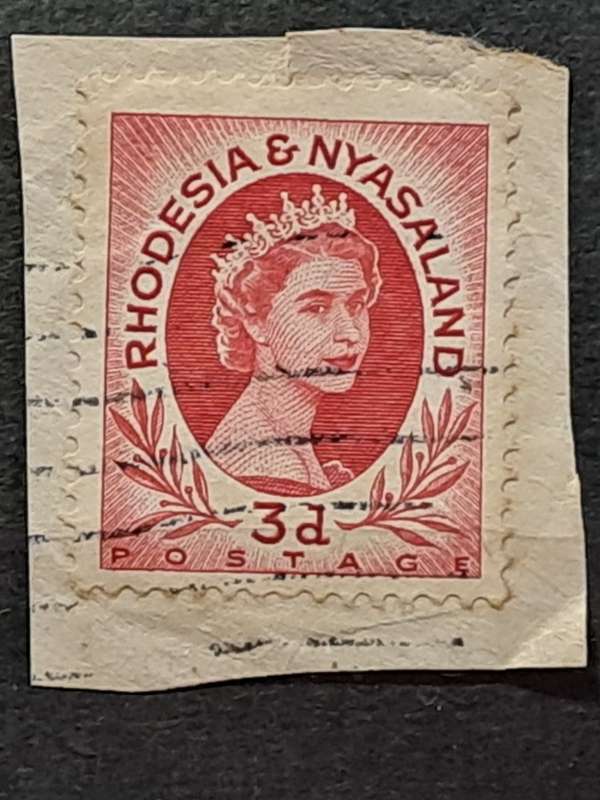 1954 - Rhodesia & Nyasaland - 3P - Queen Elizabeth II