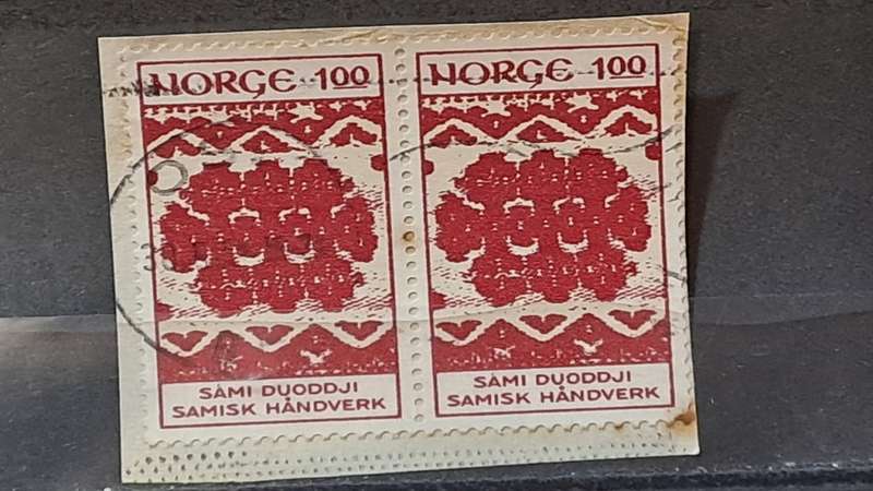 1973 - Norway - Pair 1.00 + 1.00 - Samian decorative art