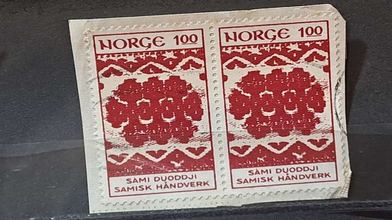 1973 - Norway - Pair 1.00 + 1.00 - Samian decorative art