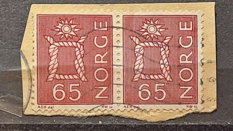 1963-1970 - Norway - Pair 65 + 65 - Reef Knot