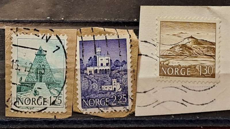 1977/1982 - Norway - 1.75 + 2.25 + 1.30 - Buildings