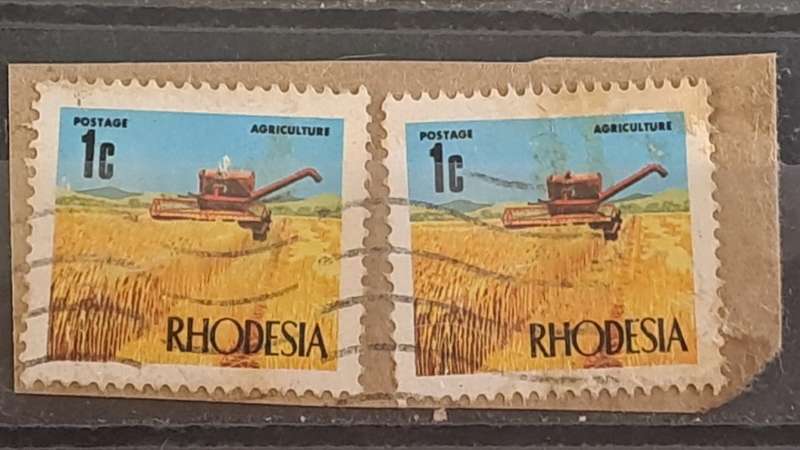 1970 - Rhodesia - Pair 1c - The 75th Anniversary of Powered Flight