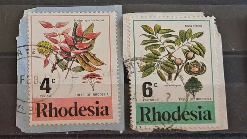 1976 - Rhodesia - 4 + 6 - Tree Blossom