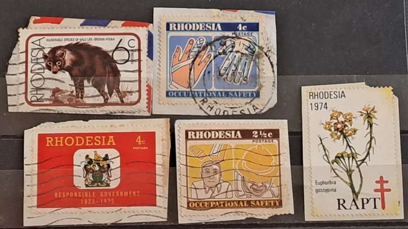 Rhodesia: 1973 - 1976 : Lot of 5