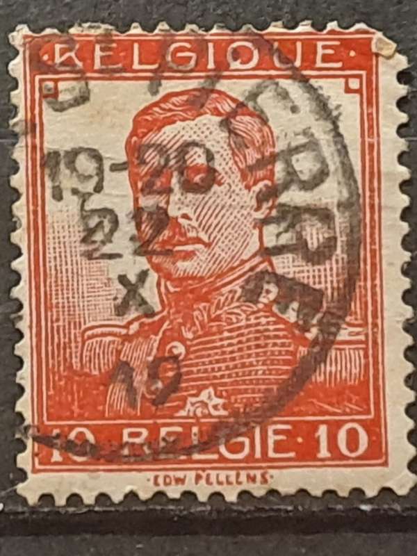 1912 - Belgium    - 10 - King Albert