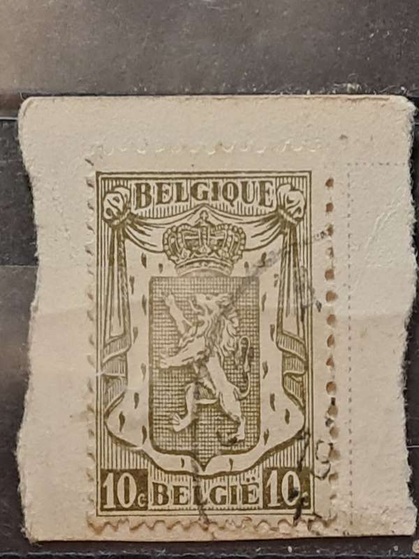 1936 - Belgium    - 10 - Coat of Arms