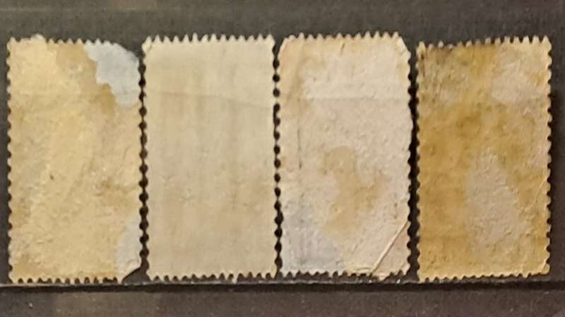 1906 - 1912 - Belgium - Antwerpen, Postmark Bruxelles, Bruxelles, Jumet - 1 + 1 + 1 + 1 - Coat of Ar