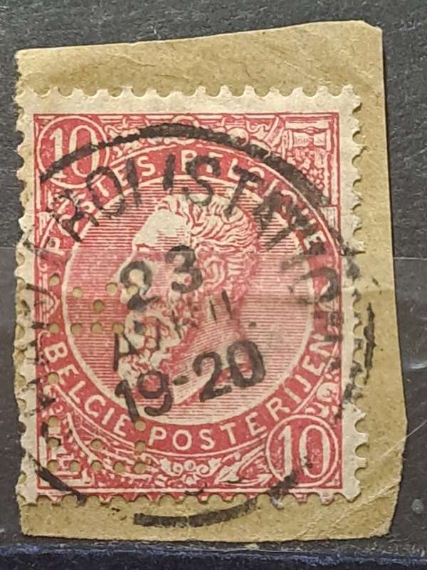 1897-1900 - Belgium - 10 - King Leopold II
