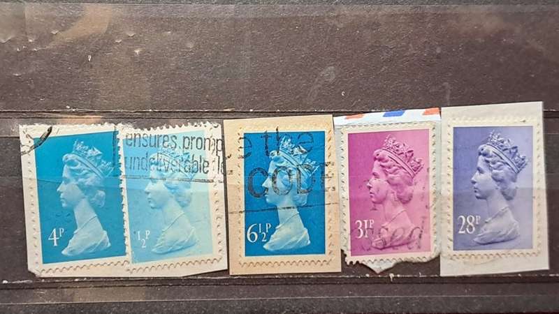 UK: 1971 - 1988 : Lot of 5
