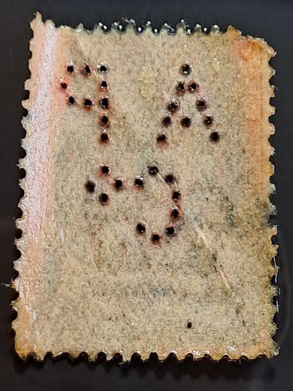 1911 - 1912 - UK -  Perfin APC* - One Penny - King George V