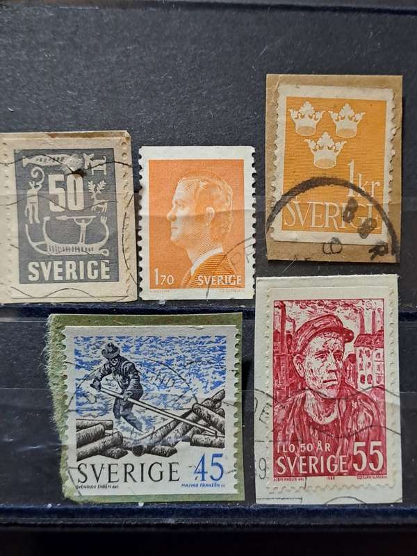 Sweden: 1939 - 1978: Lot of 5