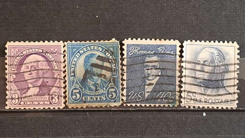 USA : 1922-1968: Lot of 4