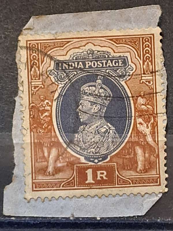1937 - India - 1R - King George VII