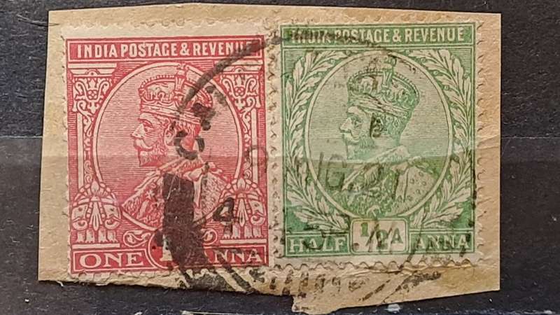 1911-1912 - India - 1A + ½A - King George VI