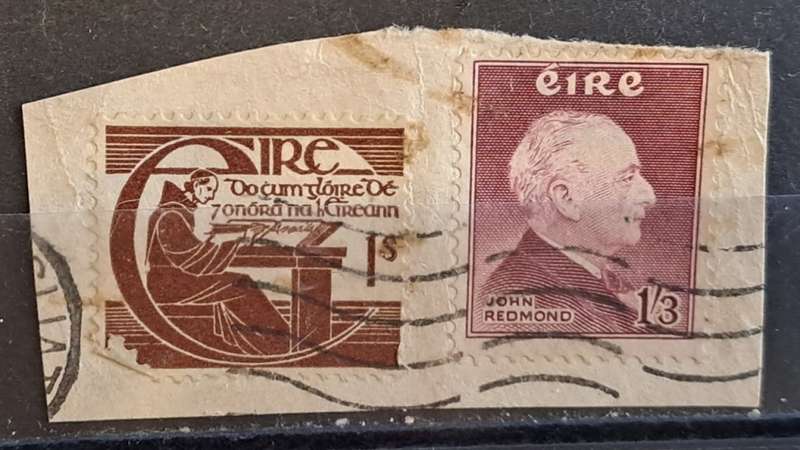 1944/1957 - Eire/Ireland - 1S + 1´3Sh´P - The 300th Anniversary of the Death of Michael O´Clerighs +