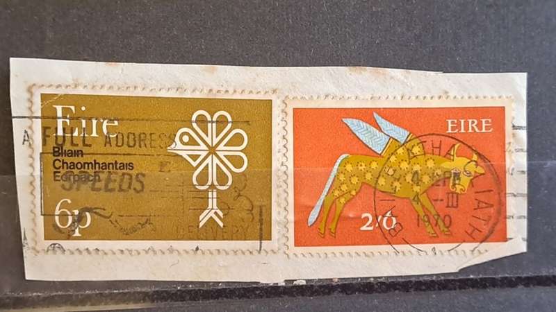 1968-1969-1970 - Eire/Ireland - 6P + 2´6Sh´P - European Year of Nature + Old Irish Animal Symbols