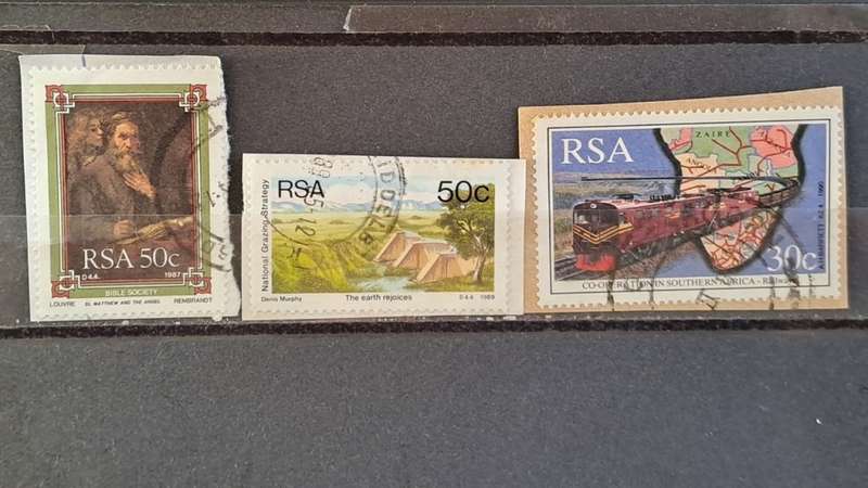 South Africa: 1987-1990: Lot of 3