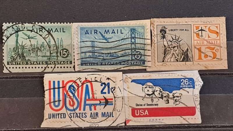 USA: Airmail : Lot of 5