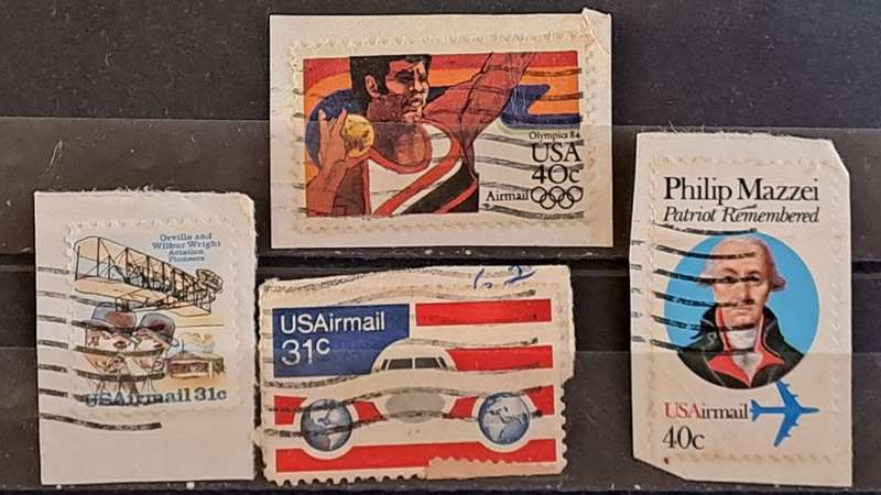 USA: Airmail : Lot of 4