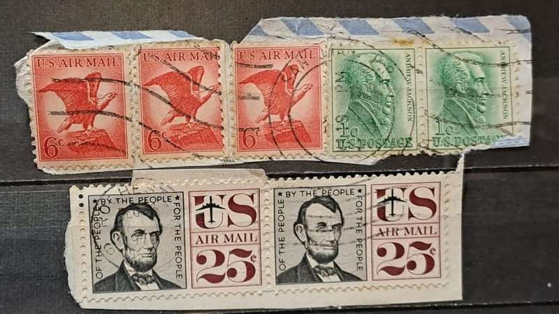 1959-1960/1963 - USA - 6 + 6 + 6 + 1 + 1 + 25 + 25 - Airmail + Andrew Jackson