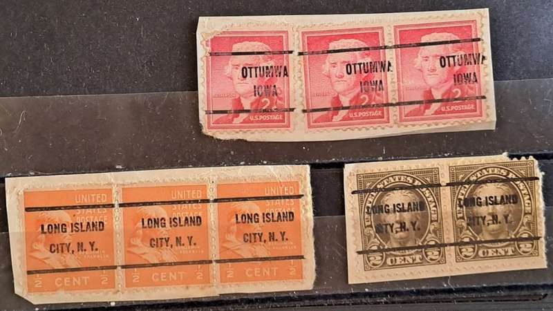 1925/1938-1939/1954-1973 - USA - Lot of 7 - Precancels