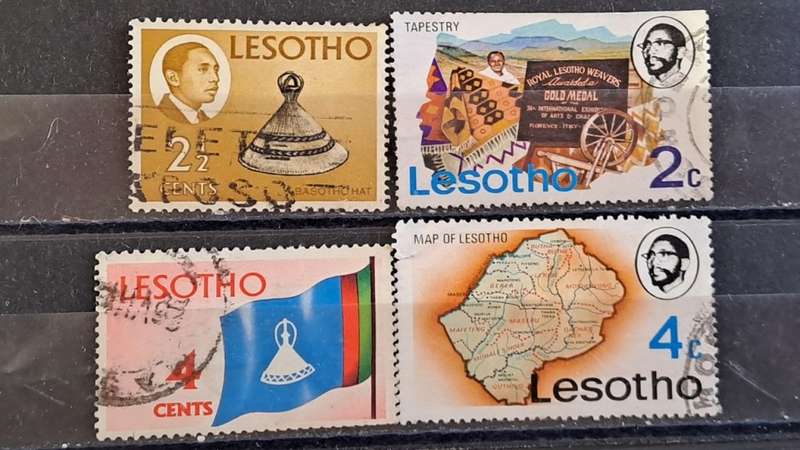 Lesotho : 1967-1976 : Lot of 4
