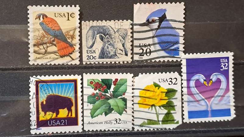 USA : 1982-2001 : Lot of 7