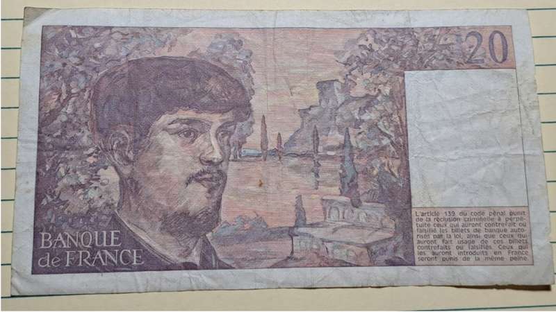 1980 -  France - 20 Francs -  A.002 -  Demonetised - Feb 2012 - 147567 -  0025147567