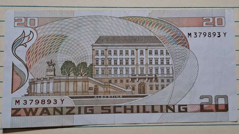 1986 - Austria  - 20 Schilling  - Demonetised - Feb 2002 - M379893 Y