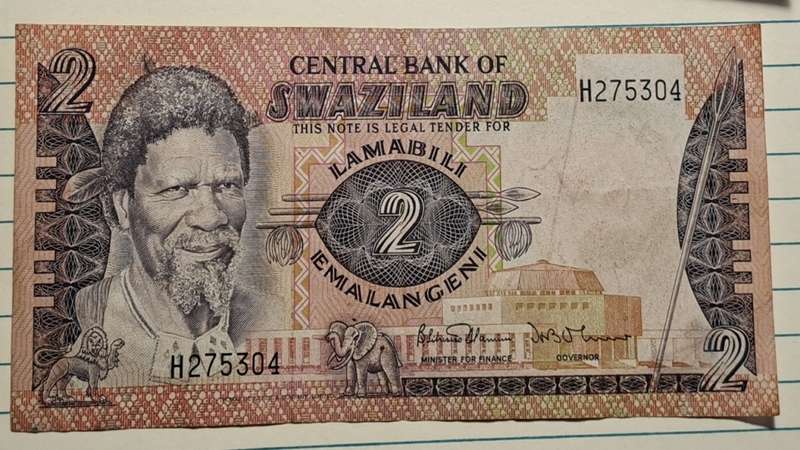 1983-1984 - Swaziland - 2 Emalangeni- Demonetised - Yes - H275304