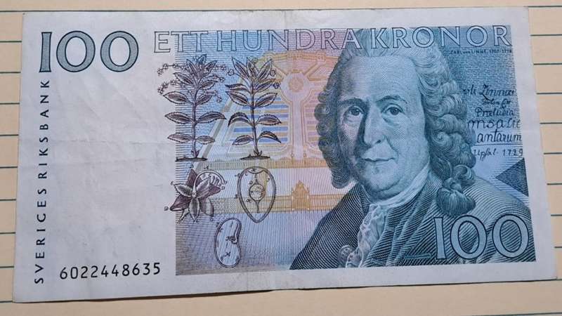 1986-1988 - Sweden  - 100 Kronor -Demonetised - Dec 2005 - 6022448635