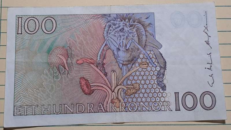 1986-1988 - Sweden  - 100 Kronor -Demonetised - Dec 2005 - 6022448635