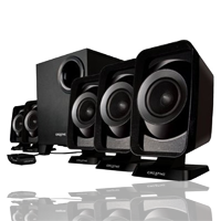 creative speaker set.5.1 includes explosive sub woofer