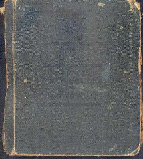 Duties & Instructions for Native Police - BSA Police - Rhodesia