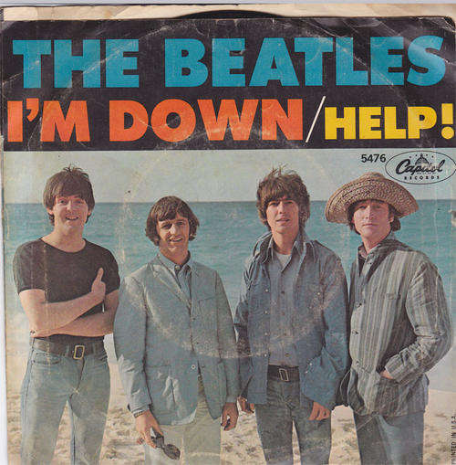 Vinyl 45 RPM Seven Single - Help!  -  The Beatles    - Captitol 5476
