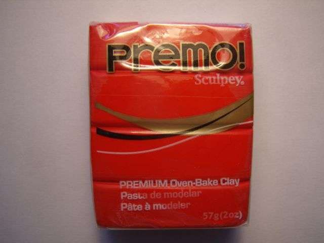 Polymer Clay - Sculpey Premo - Cadmium Red Hue (57g) - Crazy August special!!!
