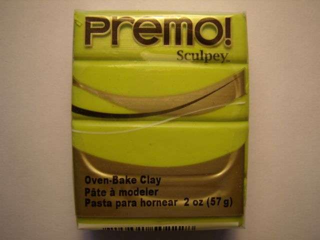 Polymer Clay - Sculpey Premo - Wasabi (57g) - Crazy August special!!!