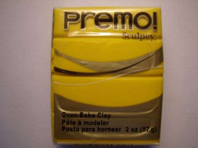 Polymer Clay - Sculpey Premo - Cadmium Yellow (57g) - Crazy August special!!!