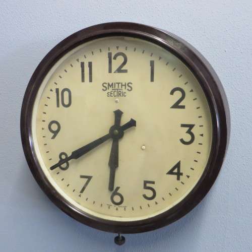 Very Rare and Collectable SMITHS Station Electric Clock***37cm in Diameter**