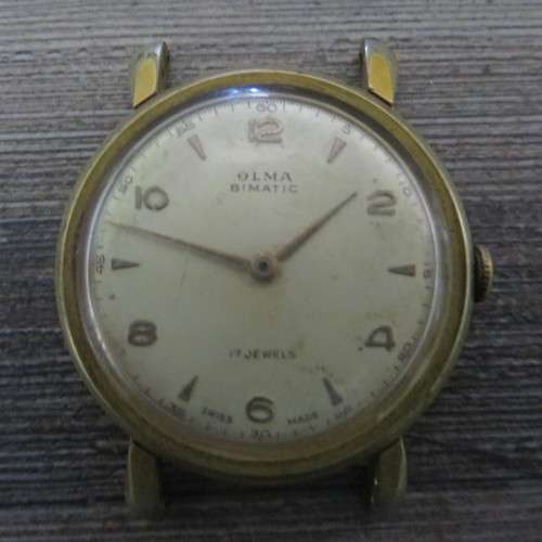 Vintage OLMA watch *Selling for parts" not working**