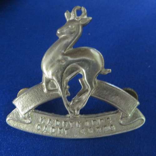 Large Cadet Corps cap Badge with Lugs**6cm x 5,5cm