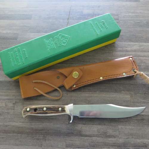 RARE - Puma Bowie Handmade 6396 Knife With Original Box ** Mint Condition ' Never Used**