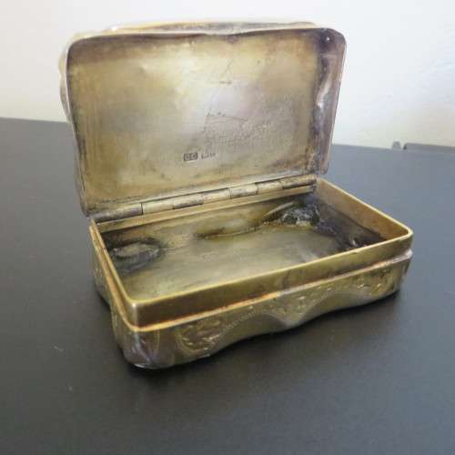 Birmingham Hallmarked Silver Snuff Box dated 1891 Made by - Colen Cheshire**