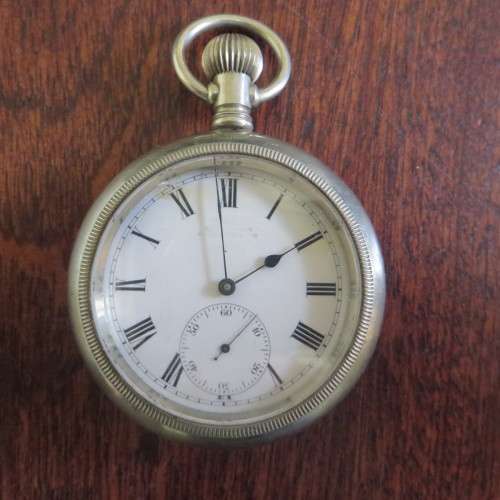 Large Pocket Watch marked " THE REEF" ** Not working**