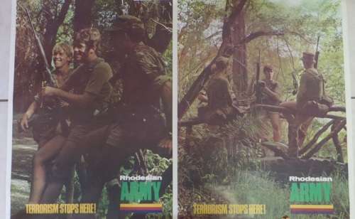 x4 Old Rhodesian Posters
