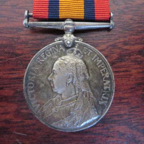 QSA Medal awarded to - Serjt. Mjr . A.Tiran Oudtshoorn T.G.