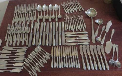 Stunning Old Cutlery Set Consisting out of 120 Pieces** WOW**