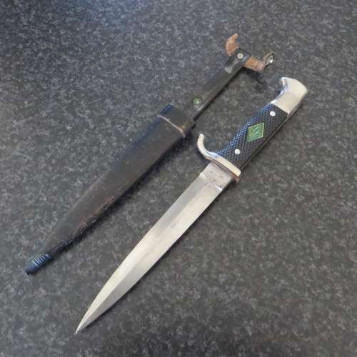 Rare - Jul Herbertz Solingen Post-War German-Made Boy Scout Dagger**